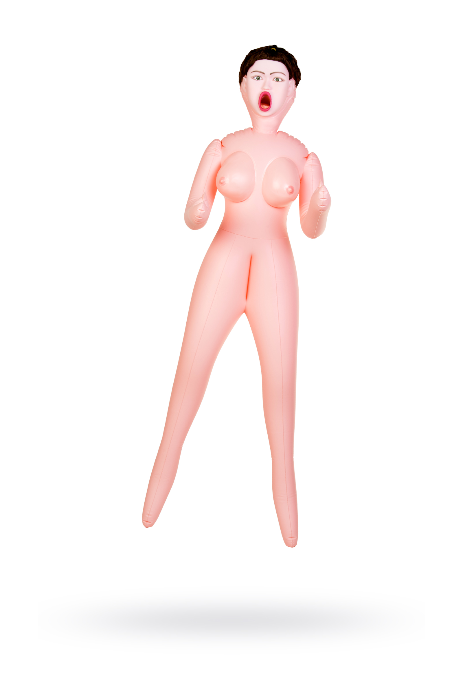 Кукла надувная    TOYFA Dolls-X VIOLET, брюнетка, с тремя отверстиями, кибер вставка: вагина+ анус