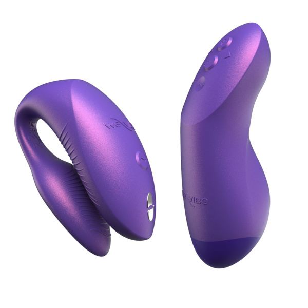 Вибратор для пар We-Vibe Chorus Pro фиолетовый, силикон,4,1
