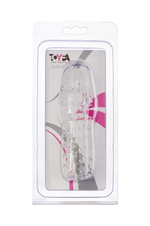 Насадка Toyfa, Прозрачная, 8 см, Ø 2,5