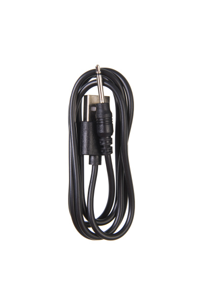 Двусторонний вибромассажер Black&Red by Toyfa, силикон, черный