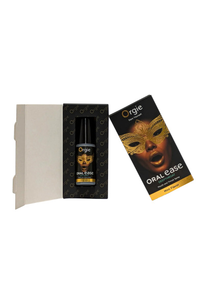 Оральный спрей с охлаждающим эффектом ORGIE Oral Ease Deepthroat, мята, 15 мл