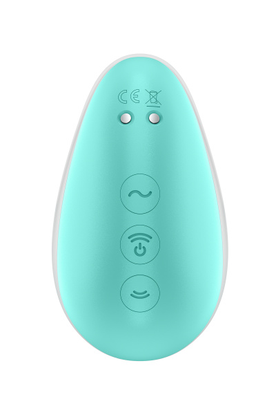 Вакуумный стимулятор клитора Satisfyer Pixie Dust, силикон, зеленый
