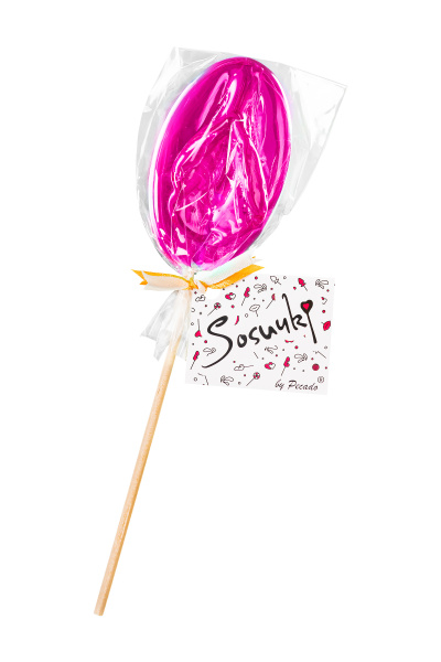 Леденец Sosuчki «Вагинка Irish Cream», розовый, 50гр.