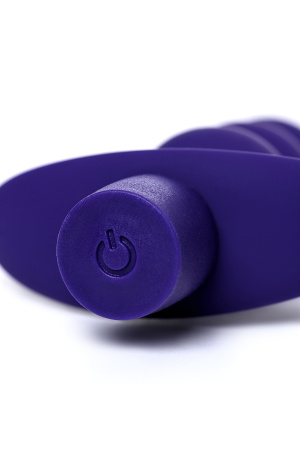 Анальный вибростимулятор TODO BY TOYFA DANDY, влагостойкий, силикон, фиолетовый, 13,5 см, Ø 3,2 см
